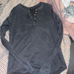 Wild fable Grey henley top👑